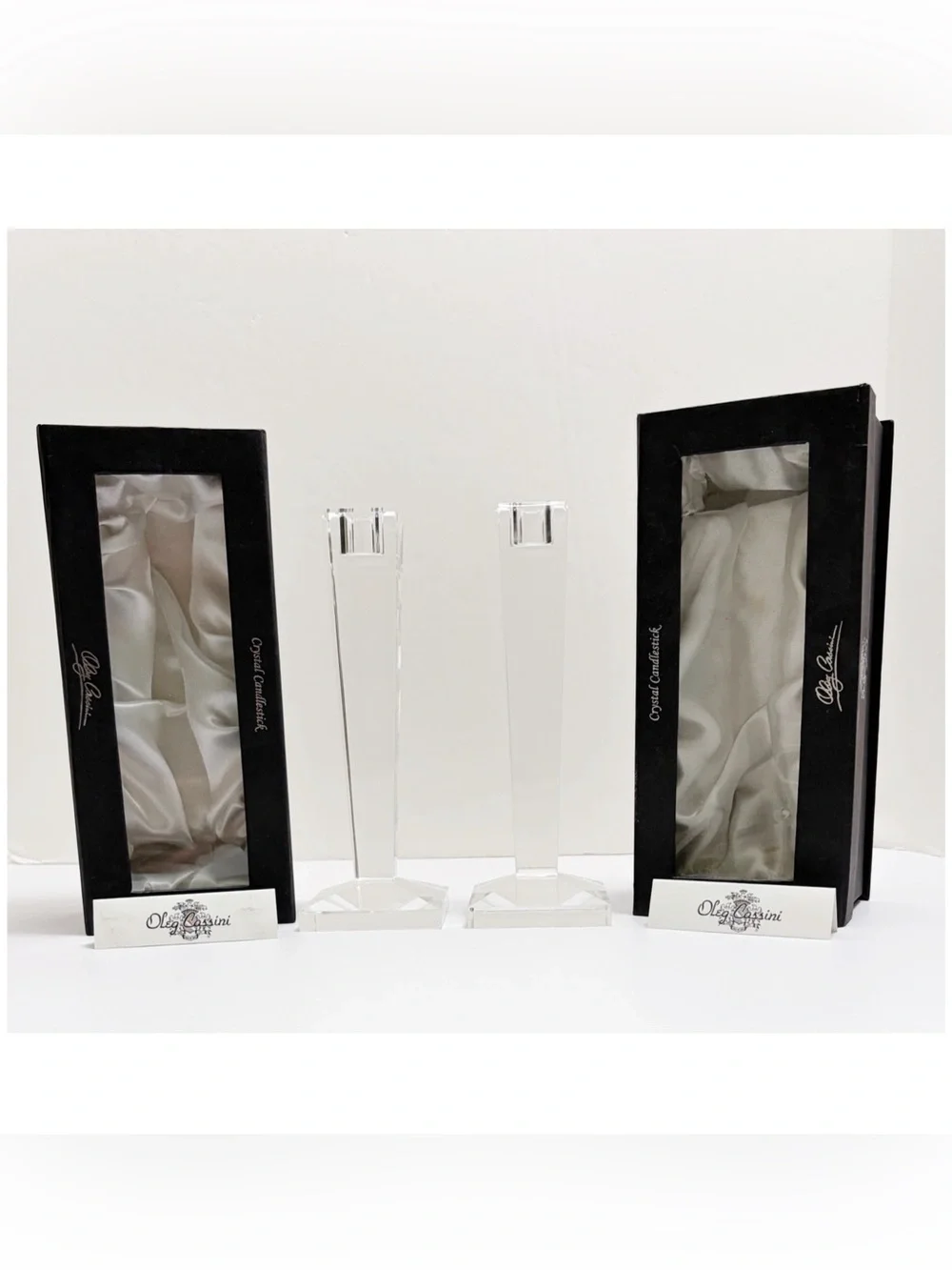 Oleg Cassini | Vintage Boxed Pair of Alanna 8